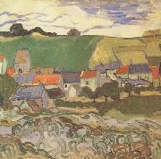 Vincent Van Gogh View of Auvers (nn04) oil painting picture wholesale